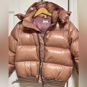 Burberry Children Hood Nylon Puffer Size 12Y-152cm